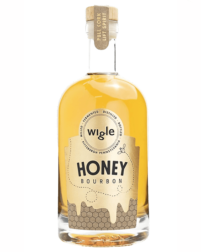 Wigle Honey Bourbon whiskey bottle front